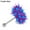 Purple+Blue, variant on 1Pc Cool Vibrating Barbell Tongue Rings Bars Piercing Stainless Steel Body Jewelry