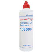 Securi-t Lubricating Gel Deodorant, 8 Oz Part No. 108008 (1/ea)