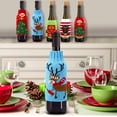 thumbnail image 2 of 6 Juegos de Fundas para Botellas de Vino Navideñas Suéter de Punto Vestido para Botellas de Vino Papá Noel Reno Muñeco de Nieve Fundas para Botellas de Vino para Decoraciones Navideñas Suéter Navideño, 2 of 5
