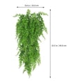 thumbnail image 5 of GOOHOCHY 2 unids plantas de colgantes artificiales hojas de planta falsa para la decoración de la sala de la pared, 5 of 5