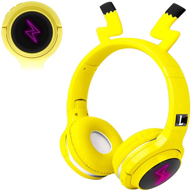 Kids Wireless Bluetooth Headphones,Cute overEar Headphones with Built