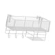 thumbnail image 4 of Cesta de almacenamiento colgante para mesita de noche sobre estante organizador Cesta de almacenamiento colgante para dormitorio Blanco B, 4 of 9