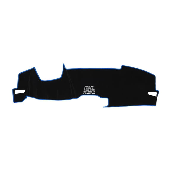 Unique Bargains Dash Cover for Honda Accord 2023-2026 With HUD Dashboard Cover Car Interior Anti-Slip/Anti Dust Polyester Black With Blue Edge 1 set