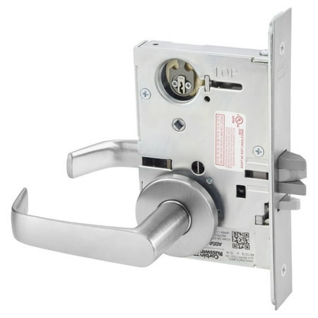 Corbin Russwin ML2057 NSA 626 LC Storeroom or Closet Mortise Lock NS Lever A Rose Satin Chrome