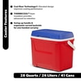thumbnail image 2 of Igloo 28 QT Laguna Hard-Sided Ice Chest Cooler, Red White & Blue, 2 of 14