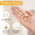 thumbnail image 4 of ACDANC 20 Pack Mini Dropper Bottle for Cuticle Oil,1Ml Small Sample Essential Oil Dropper Bottles for Travel,Clear Empty Vials for Cosmetic Perfume, 4 of 8