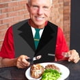 thumbnail image 3 of Baberos para adultos Baberos de comedor impermeables Protectores de ropa lavables a máquina con recogedor de migas para mujeres / hombres mayores - Estilo 3 Sincero Electrónica, 3 of 4