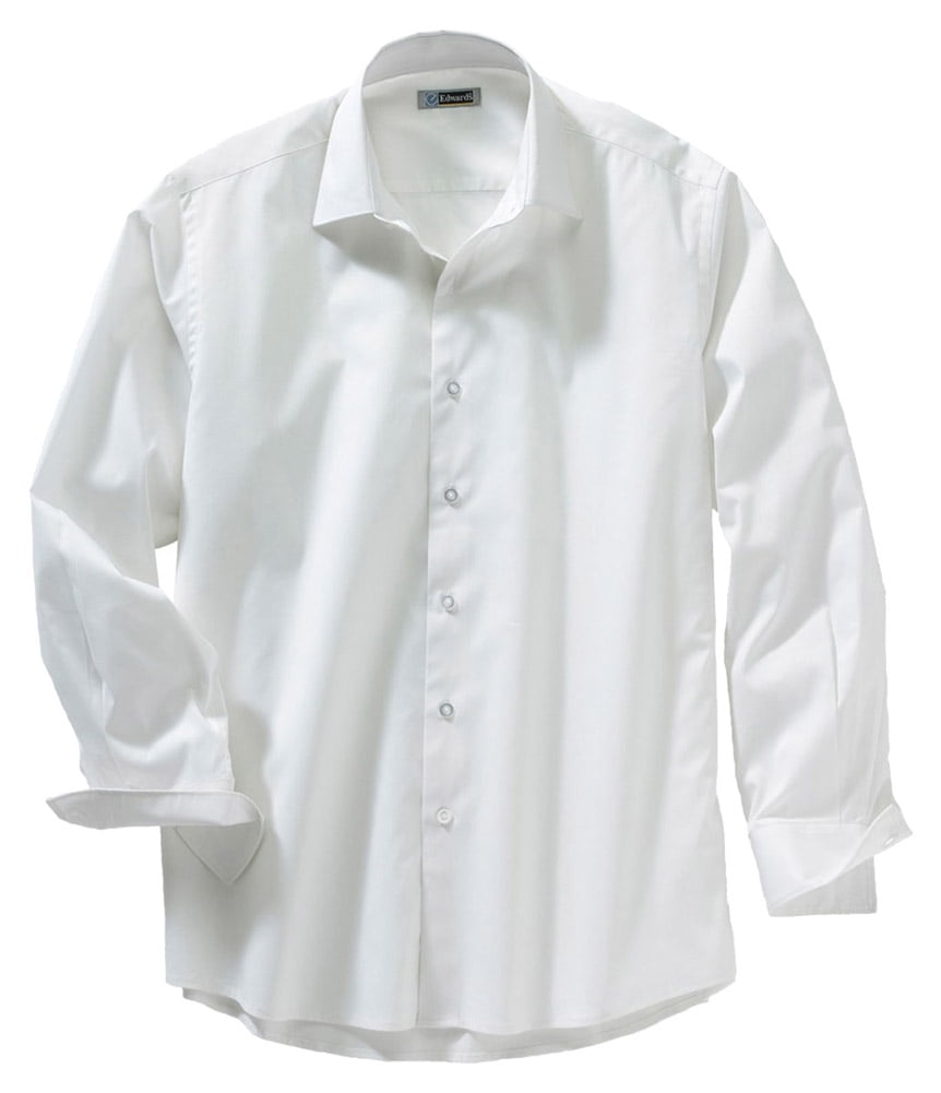 white long sleeve dress shirt walmart