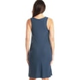 thumbnail image 3 of Just Love Sleeveless Nightgown for Women  Lightweight, Comfortable Sleepwear with Stylish Design (Solid Navy, 2X), 3 of 3
