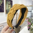 thumbnail image 2 of zttd women's cute headband alice band top knot fashion plain headband hairband a, 2 of 2