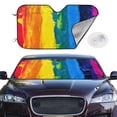 thumbnail image 2 of Daiia Rainbow Colored Windshield Sun Shade for Car SUV Truck (Small ), Car Sun Shade Windshield, Car Shades for Front Windows, Sunshade for Car Windshield, 2 of 7