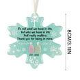 thumbnail image 3 of Nkmbld Snowflake-Shaped Sea Glass Christmas Tree Decorations 3D Acrylic Christmas Tree Hanging Ornaments, Sea Glass Art Friendship Relationship Keepsake Xmas Gift, 3 of 8