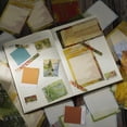 thumbnail image 2 of Vintage Scrapbook Accessory Set, Retro-aesthetic Diary Kit with A6 Grid Notebook, Vintage Journaling Scrapbook Diary Accessories Sticker Washi Tape fo, 2 of 5