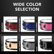 Best Choice Products 5-Piece Beginner Drum Set w/ Snare, Bass, Toms, Cymbal, Hi-Hat, Sticks Drum Pedal - Cherry Sunburst