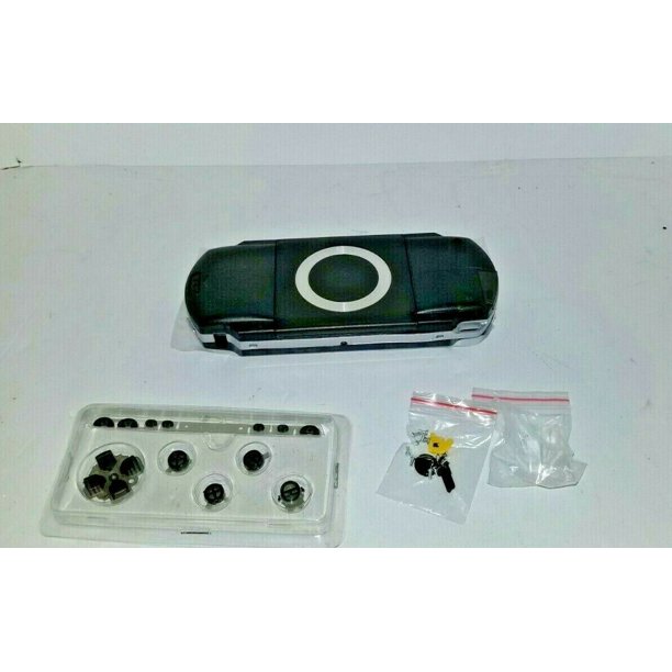 Transparent Black Full Housing Replacement Case Shell For Psp 1000 1001 E7 Walmart Com Walmart Com