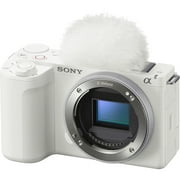 Sony Alpha ZVE10 II APS-C Interchangeable Lens Mirrorless Content Creators Camera (White)