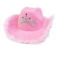 thumbnail image 2 of Sombrero de Vaquero de Fieltro Yinane Negro, 2 of 5