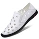 thumbnail image 1 of Nuevas sandalias de cuero para hombre: a la moda, cómodas y de secado rápido, ¡perfectas para la playa y actividades al aire libre!, 1 of 3