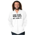 thumbnail image 4 of Some Dudes Get Married LGBTQ Pride Zip Hoodie Sweatshirt Men Brisco Brands M, 4 of 6