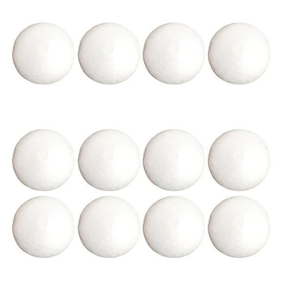 FVDPWYE 12 Pieces Craft Foam Balls Xmas Decor for DIY Arts and Crafts Household Home Dia 6 cm