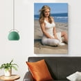 thumbnail image 4 of American Actress Drew Barrymore Beach Photo Sexy Poster Poster Cool Artworks Painting Wall Art Canvas Prints Hanging Picture Home Decor Posters Gift 16x24inch(40x60cm), 4 of 6