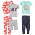 thumbnail image 1 of Conjunto de pijama Simple Joys by Carter's Baby Girls, 6 piezas, 12 m, 1 of 2