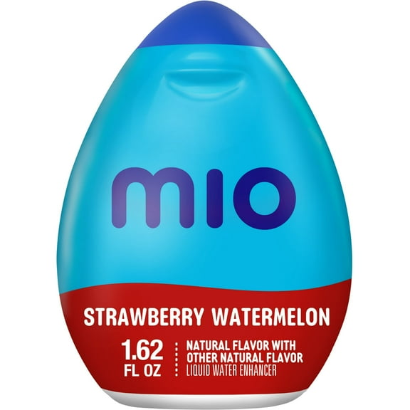 MiO Strawberry Watermelon Sugar Free Water Enhancer, 1.62 fl oz Bottle, Pack of 5