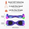HOVERBOARD for Kids Ages 612, 6.5" Electric SelfBalancing Scooter