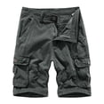 thumbnail image 2 of AXXD Cycling Shorts Men Plus Size Cargo Shorts Multi-Pockets Relaxed Summer Beach Shorts New Arrival, 2 of 4