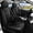 Black, variant on WRWolf Car Seat Covers for Toyota Tacoma 2016-2023: 5 Seat Full Set Faux Leather Seat Covers, 5 Seat Full Set, Black & Grey