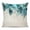 Off White Turquoise, variant on Turquoise Feather Throw Pillow 18x18 Inch, Farmhouse Rustic Modern Beige Waterprrof Outdoor Pillow Covers for Patio with Insert, Decorative Pillowcase Cushion Cases for Couch, Sofa, Bed, Garden
