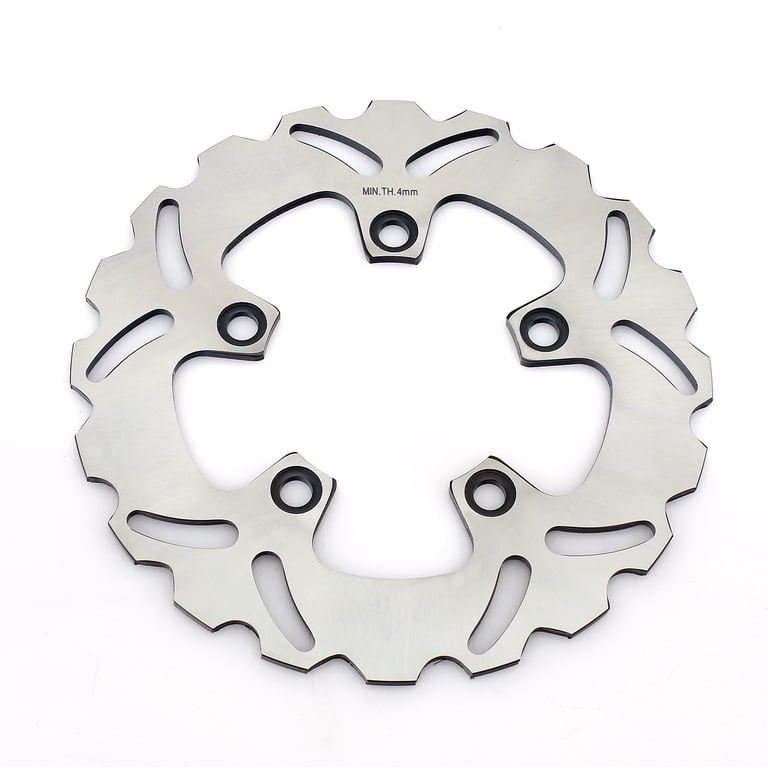 Floating Brake Disc Rotors Set - Black, Front & Rear For Suzuki GSXR 600/750 2006-07 & GSXR 1000 2005-08