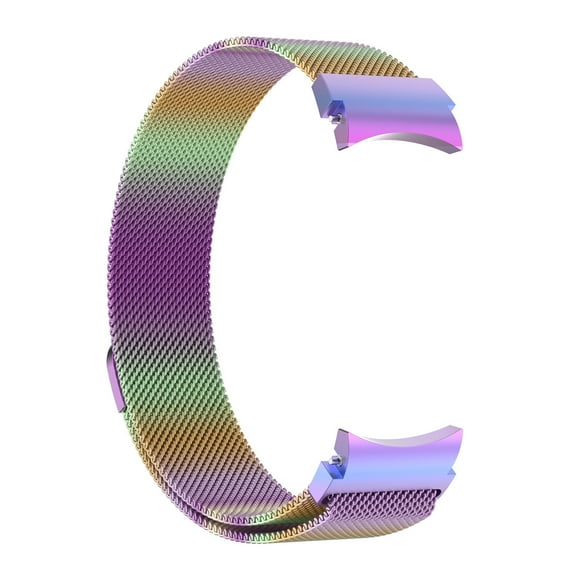 Compatible Samsung Galaxy Watch 7 FE 6 5 4 20mm, Galaxy Watch 6 Classic 20mm One Touch Gapless Metal Band, Stainless Steel Magnetic Buckle Band (Color)