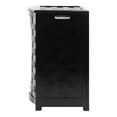 thumbnail image 4 of Oceanstar Bowed Front Veneer Laundry Wood Hamper with Interior Bag, 4 of 6