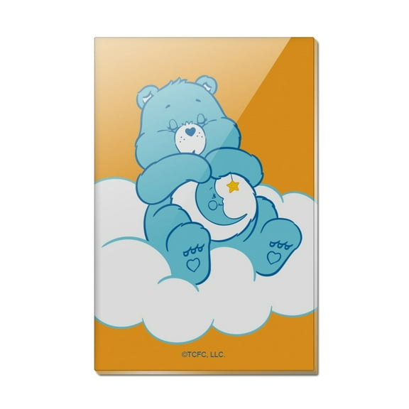 Care Bears Bedtime Bear Rectangle Acrylic Fridge Refrigerator Magnet