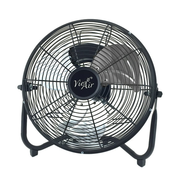 VieAir 12" High Velocity All Metal Tilting 3 Speed Floor Fan