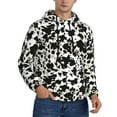 thumbnail image 2 of Salouo Cow Skin 1 Pattern Men's Fall Hoodie Sweatshirt,Sport Hoodie with Pockets for Men Pullover Casual Hooded Sweatshirt-X-Large, 2 of 7