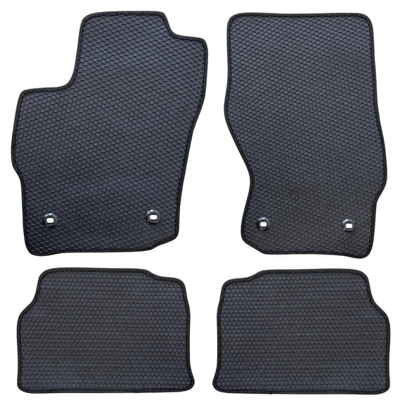 All Weather Honeycomb Floor Mats for 2024 to 2026 Toyota Tacoma, Double Cab, Front and Rear