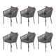 thumbnail image 1 of Silla Rattan Cuerda Artesanal Acolchada Minimalista 6 Piezas, 1 of 8