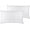 White, variant on A1 Home Collections Organic Cotton Pillowcase Pair, 300TC GOTS Certified Super Soft & Breathable Pillow covers
