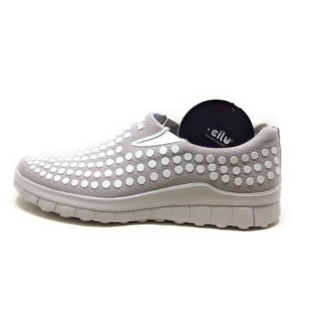 CCILU Mens Horizon Amazon Slip On Sneaker Shoe Grey Zero White Size 10 M