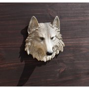 Ebros Direwolf Gray Wolf Mini Wall Decor Timber Wolf Canis Lupus Wall Plaque