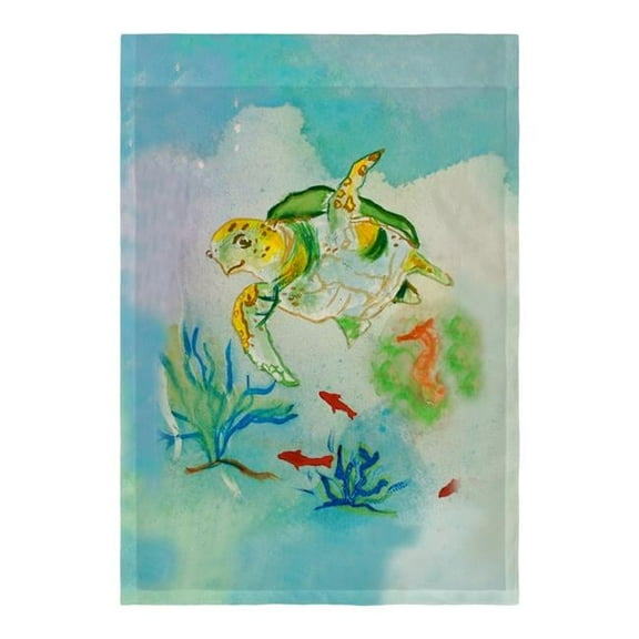 Betsy Drake FL098 Sea Turtle Flag - 12.5 x 18 in.