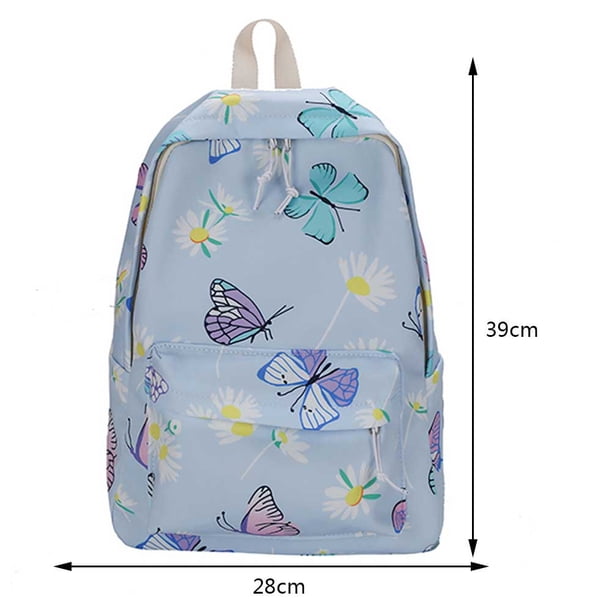 Mochila escolar coreana para estudiantes, mochilas escolares blancas florales para chicas adolescentes, mochila bonita para mujer, bolsa para libros de marca, mochila de nailon Fivean unisex
