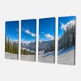 thumbnail image 2 of Austrian Alps Seen From Ski Slope - Landscape Canvas Art Print, 2 of 3
