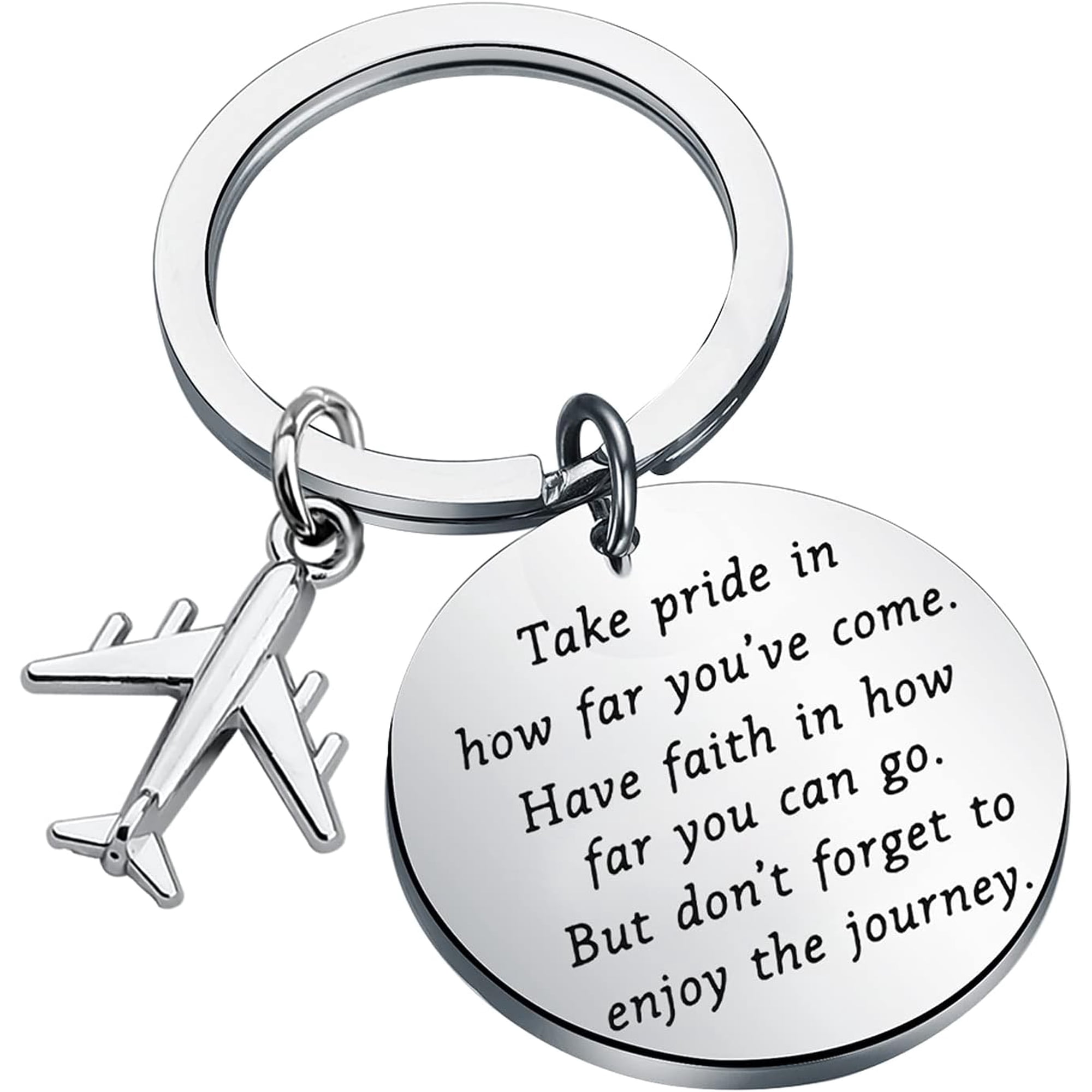Airplane Keychain Pilot & Flight Attendant Graduation Gifts - Aviation Crew Gifts