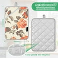 thumbnail image 3 of Pot Holders Set of 2 Heat Resistant 338℉ Kitchen Oven Gloves Potholder Cooking Baking Microwave Mitts Retro Rose, 3 of 7