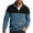 Blue, variant on Custom Tops Tops Men Casual Fashion Patchwork Solid Zipper Pullover Long Sleeve With Pocket Sweatshirts Custom Tops