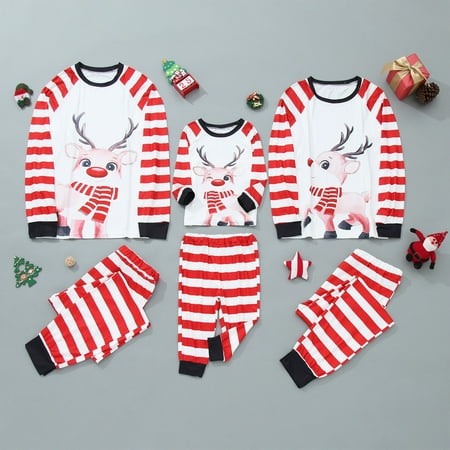

Pants Pajamas Family Men Blouse Print And Clothes Christmas Daddy Tops