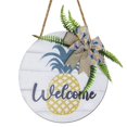 thumbnail image 2 of Farmhouse Decor Cute Pineapple Door Sign Eye Catching Door Front Hanging Farmhouse Door Hanging Easter Welcome Decoration Home Decor Pineapple Door Decoration, 2 of 6